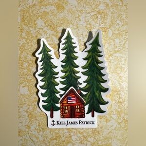 Kiel James Patrick Forest Cabin Sticker